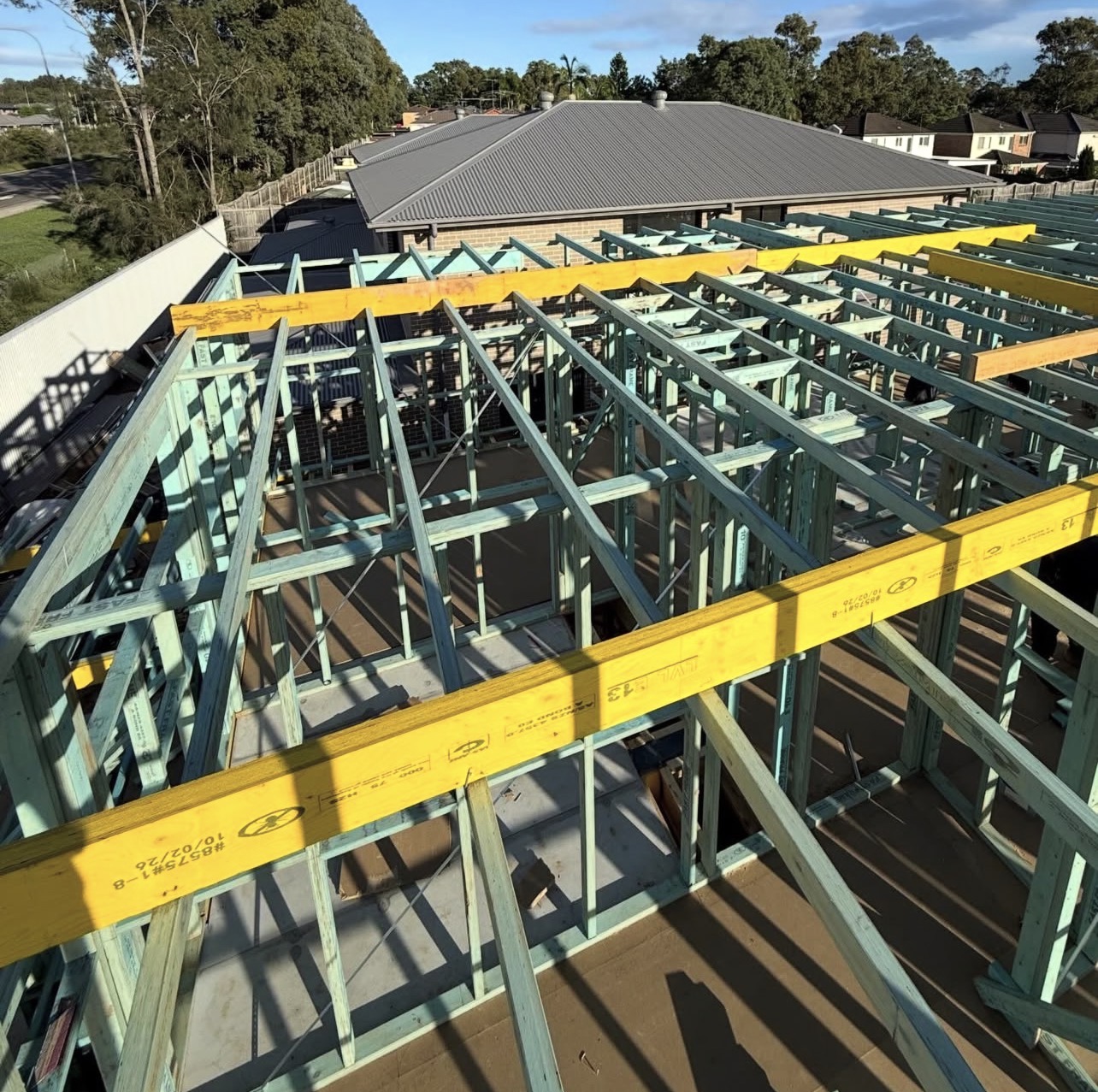 Residential steel frame build in Sydney by Jirah Carpentry