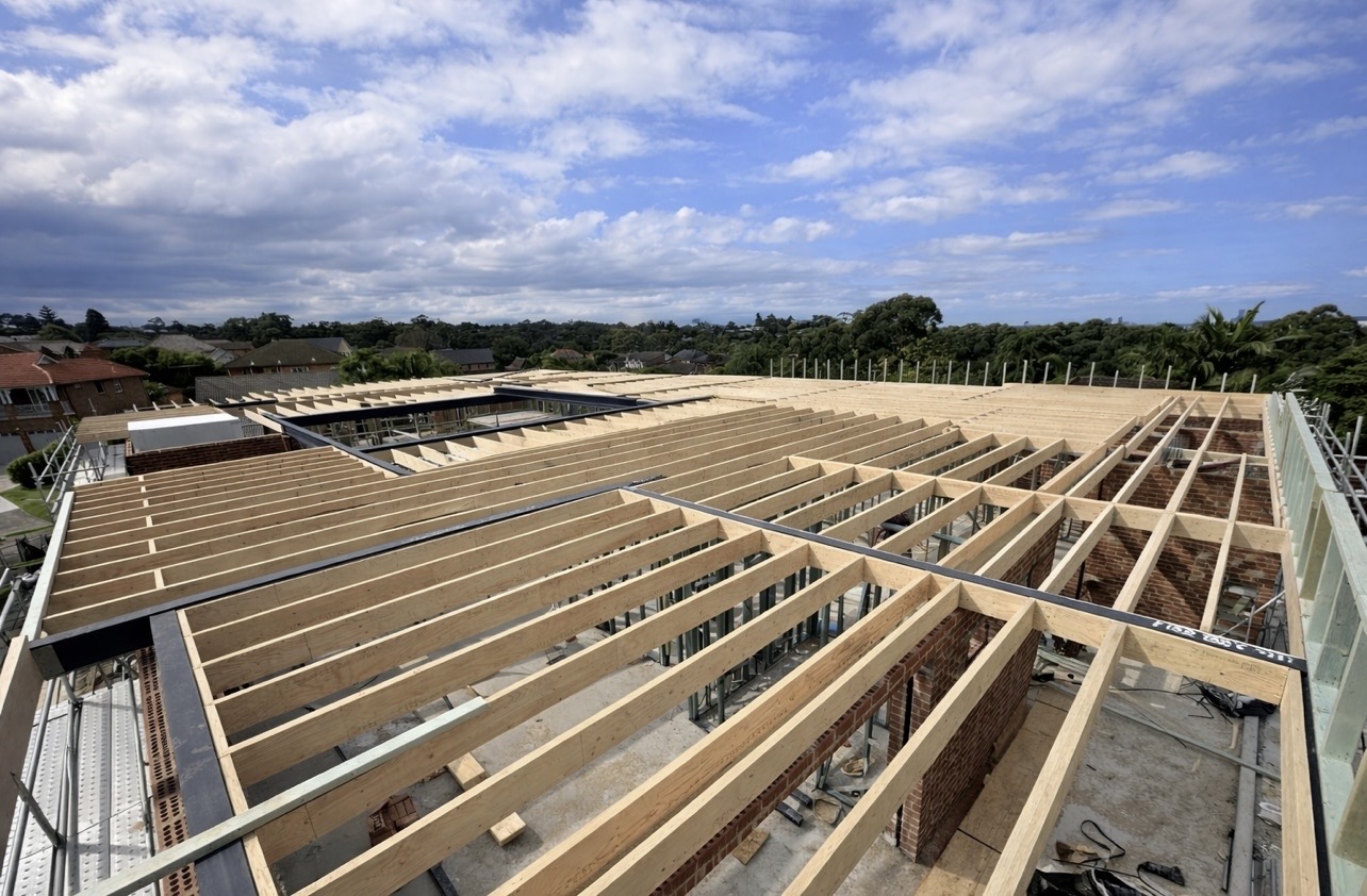 Residential steel frame build in Sydney by Jirah Carpentry